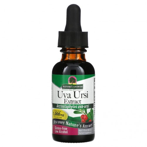 Nature's Answer, 우바우르시 추출물, 저알코올, 1,000mg, 30ml(1fl oz)