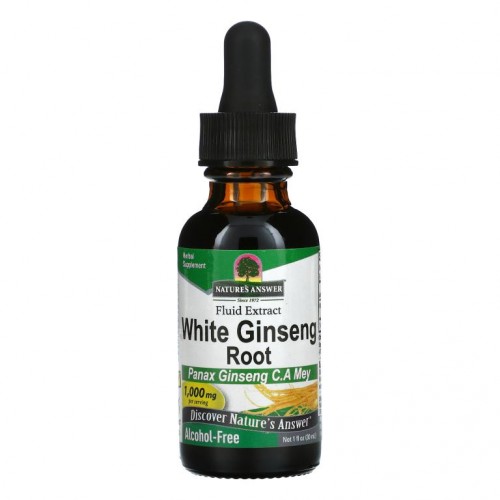 Nature's Answer, 백삼, 무알코올, 1,000mg, 30ml(1fl oz)