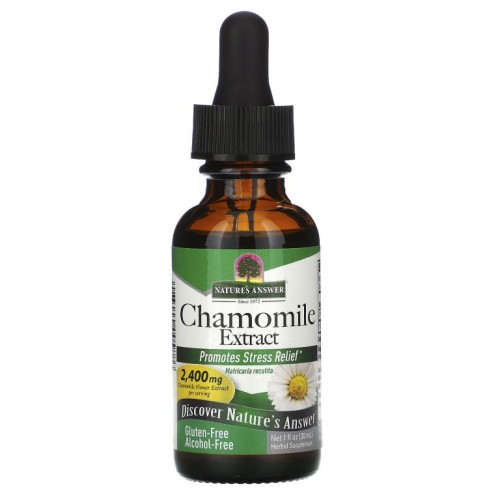Nature's Answer, 카모마일 추출물, 알코올 무함유, 1,200mg, 30ml(1fl oz)