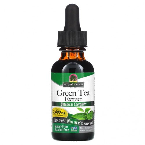 Nature's Answer, 녹차 추출물, 알코올 무함유, 2,000mg, 30ml(1fl oz)