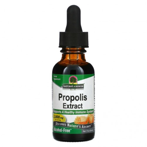 Nature's Answer, 프로폴리스 추출물, 알코올 무함유, 2,000mg, 30ml(1fl oz)