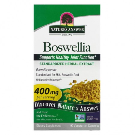 Nature's Answer, 보스웰리아, 400mg, 베지 캡슐 90정