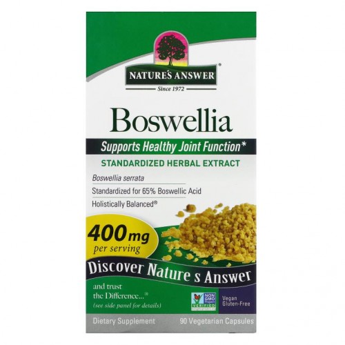 Nature's Answer, 보스웰리아, 400mg, 베지 캡슐 90정