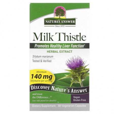 Nature's Answer, 밀크시슬, 베지 캡슐 60정