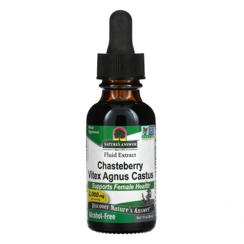 Nature's Answer, 체이스트베리(Vitex Agnus Castus), 액상 추출물, 알코올 무함유, 2,000mg, 30ml(1fl oz)