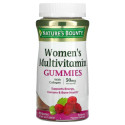 Nature's Bounty, 여성용 종합비타민 구미, 라즈베리맛, 25mg, 구미 90개