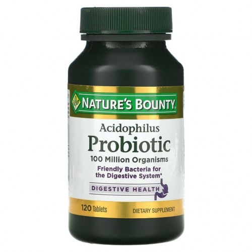 Nature's Bounty, 애시도필러스 프로바이오틱, 120정