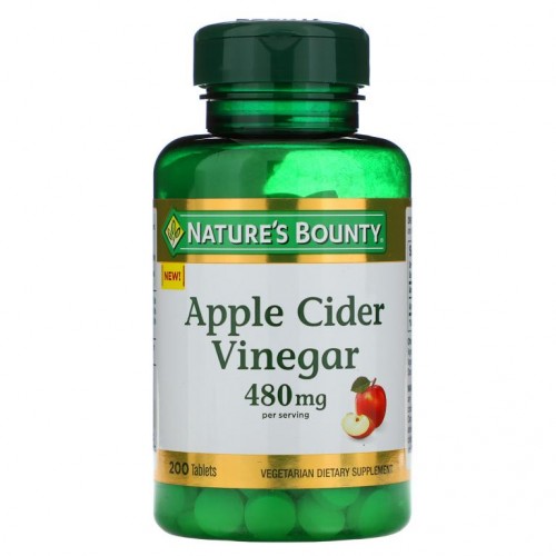 Nature's Bounty, 애플 사이다 식초, 240 mg, 캡슐 200개