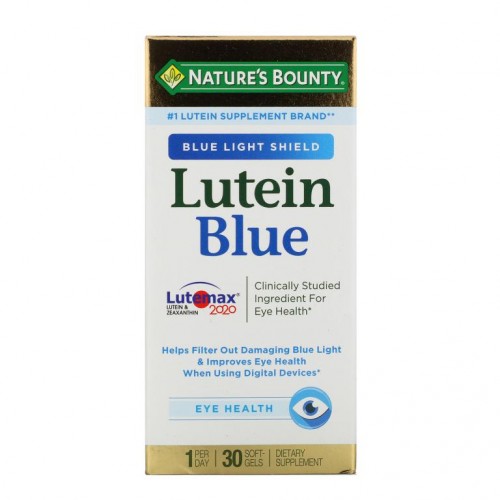 Nature's Bounty, 루테인 블루, 30 소프트젤