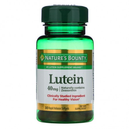 Nature's Bounty, 루테인, 40mg, 빠른 용해 소프트젤 30정