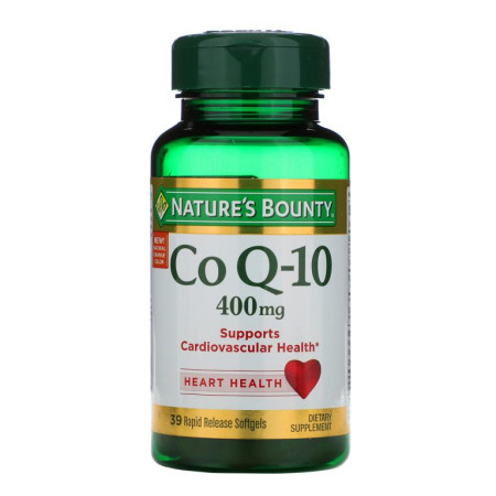 Nature's Bounty, Co Q-10, 400 mg, 39 속효성 소프트 젤