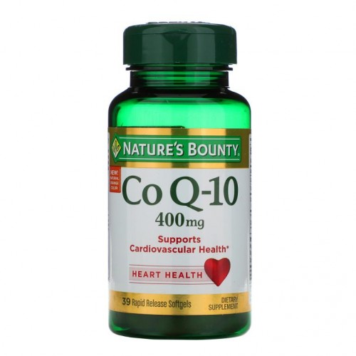 Nature's Bounty, Co Q-10, 400 mg, 39 속효성 소프트 젤