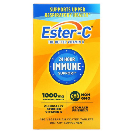 Nature's Bounty, Ester-C, 맥시멈 스트렝스 1,000mg, 베지 코팅 120정