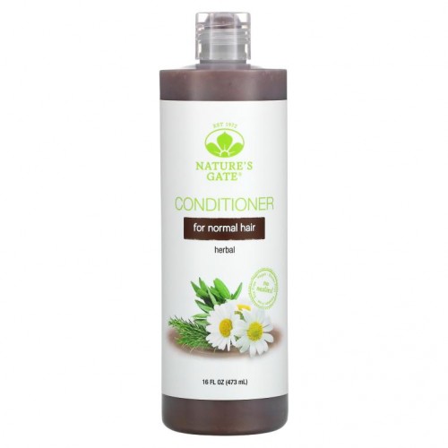 Nature's Gate, 허브 컨디셔너, 정상 모발용, 473ml(16fl oz)