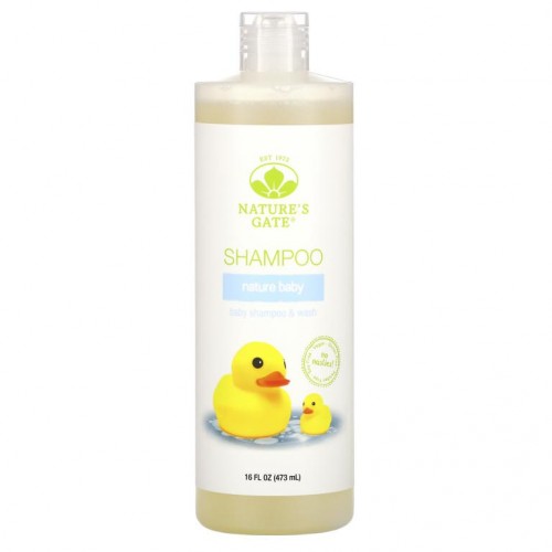 Nature's Gate, 네이처 베이비, 샴푸 & 워시, 473ml(16fl oz)