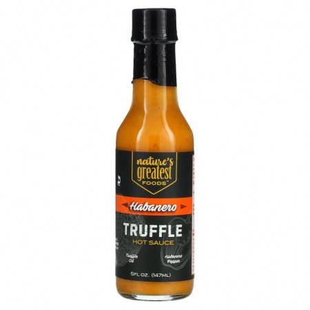 Nature's Greatest Foods, 트러플 핫 소스, 하바네로, 147ml(5fl oz)
