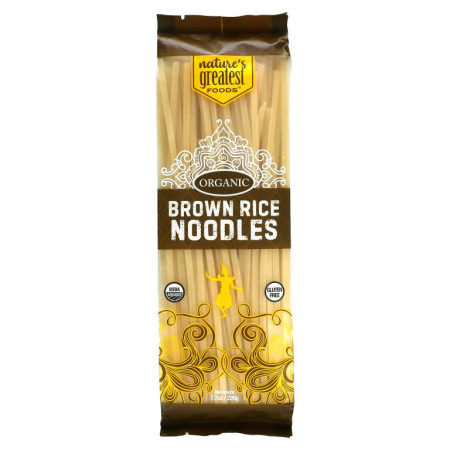 Nature's Greatest Foods, 유기농 현미 누들, 220g(7.7oz)