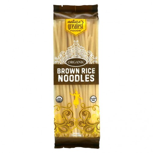 Nature's Greatest Foods, 유기농 현미 누들, 220g(7.7oz)