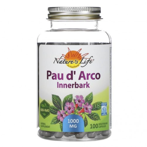 Nature's Herbs, Pau d' Arco, 속껍질, 100 캡슐
