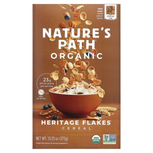 Nature's Path, 유기농 헤리티지 푸레이크 시리얼, 13.25 oz (375 g)