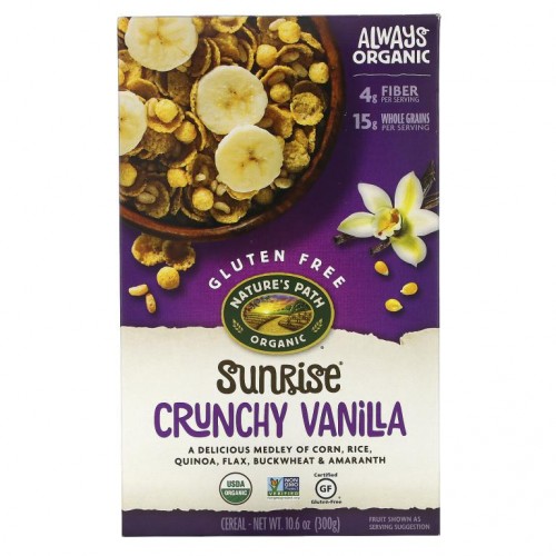 Nature's Path, Sunrise 크런치 바닐라 시리얼, 300g(10.6oz)
