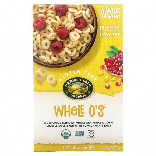 Nature's Path, Whole O's 시리얼, 325g(11.5oz)