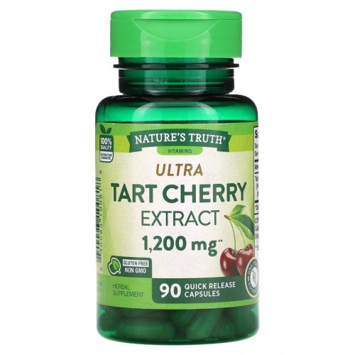 Nature's Truth, 울트라 타트체리 추출물, 1,200mg, 빠른 방출 캡슐 90정