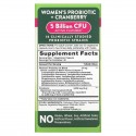 Nature's Truth, Women's Probiotic + Cranberry, 40 Vegetarian Capsules