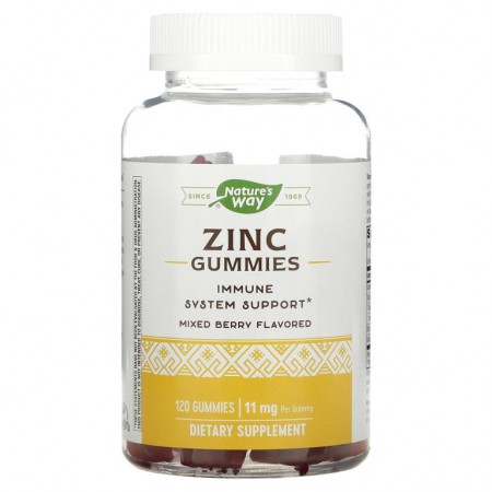 Nature's Way, 아연 구미젤리, 혼합 베리 맛, 11mg, 구미젤리 120개