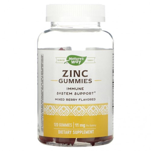 Nature's Way, 아연 구미젤리, 혼합 베리 맛, 11mg, 구미젤리 120개