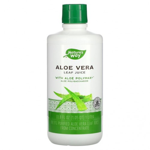 Nature's Way, 알로에베라, 잎즙, 1리터(33.8fl oz)