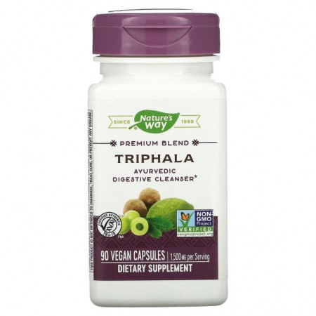 Nature's Way, 프리미엄 블렌드, 트리팔라, 500mg, 베지 캡슐 90정
