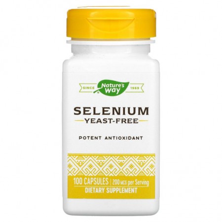 Nature's Way, 셀레늄, 200 mcg, 100 캡슐