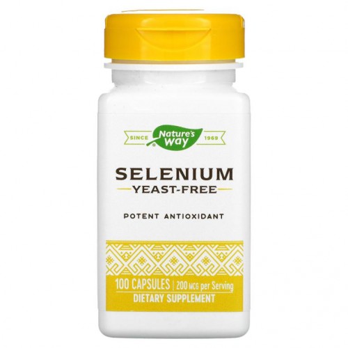 Nature's Way, 셀레늄, 200 mcg, 100 캡슐