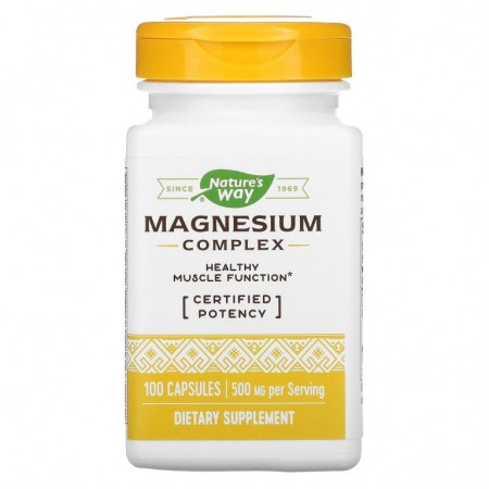 Nature's Way, 마그네슘 복합체, 250mg, 캡슐 100정