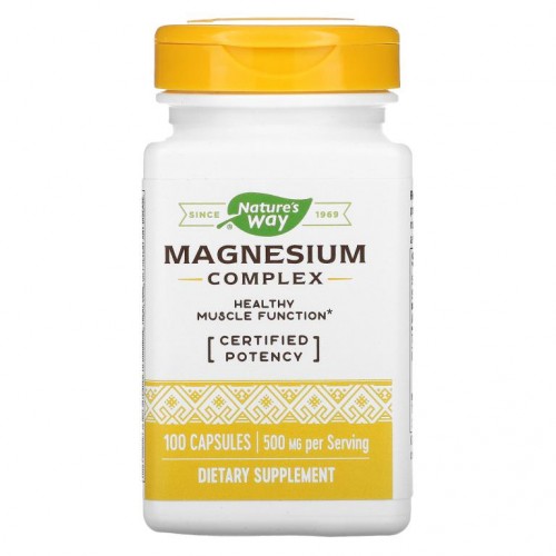 Nature's Way, 마그네슘 복합체, 250mg, 캡슐 100정