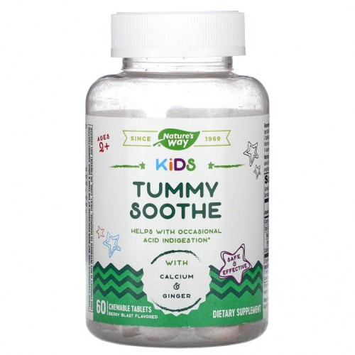 Nature's Way, 어린이용, 만 2세 이상, 베리 블라스트, 츄어블 60정