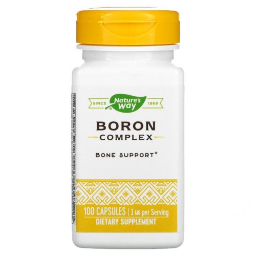 Nature's Way, 보론 복합체, 3mg, 캡슐 100정