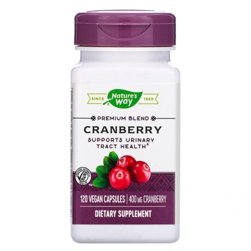 Nature's Way, 크랜베리, 400mg, 베지 캡슐 120정