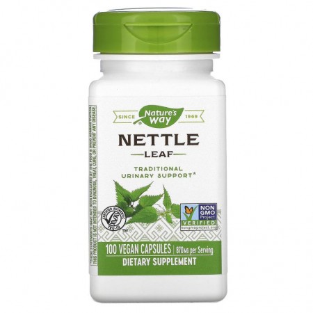 Nature's Way, 쐐기풀 잎, 435 mg, 베지 캡슐 100정