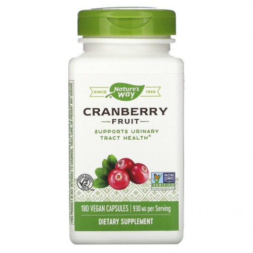 Nature's Way, 크랜베리 열매, 465 mg, 베지 캡슐 180정