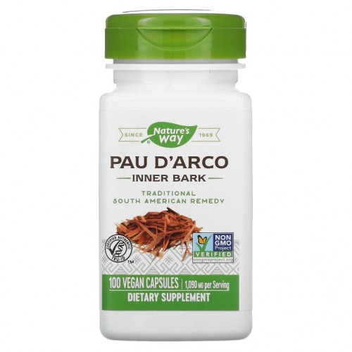 Nature's Way, 포다르코 속껍질, 545mg, 베지 캡슐 100정