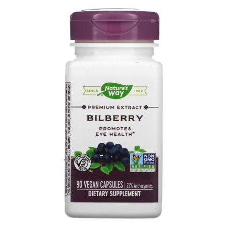 Nature's Way, 빌베리, 베지 캡슐 90정