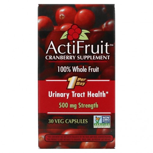 Nature's Way, ActiFruit 크랜베리 보충제, 베지 캡슐 30정