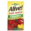 Nature's Way, Alive!, 과일 원료 비타민C, 베지 캡슐 120정