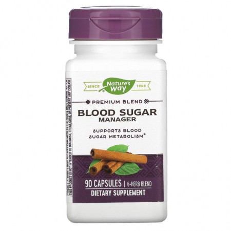 Nature's Way, Blood Sugar Manager, 90 캡슐