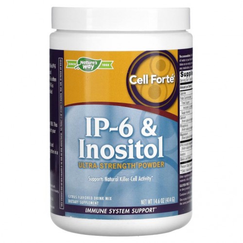 Nature's Way, Cell Forté, IP-6 & Inositol, Ultra-Strength Powder, Citrus Flavored, 14.6 oz (414 g)