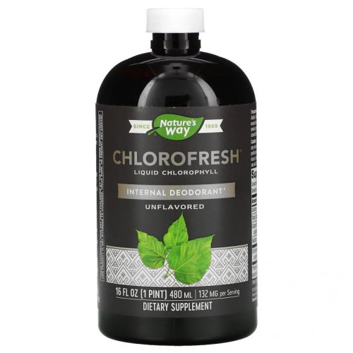 Nature's Way, Chlorofresh, 액상 엽록소, 무맛, 480ml(16fl oz)