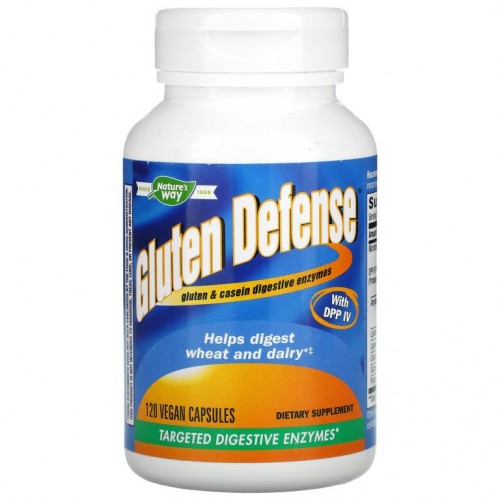 Nature's Way, Gluten Defense, DPP IV 함유, 베지 캡슐 120정