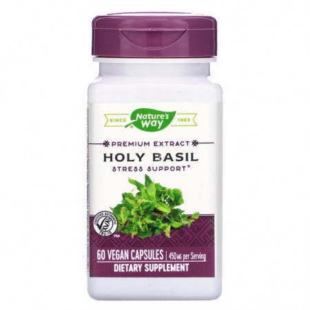 Nature's Way, Holy Basil, 450 mg, 60 Vegan Capsules